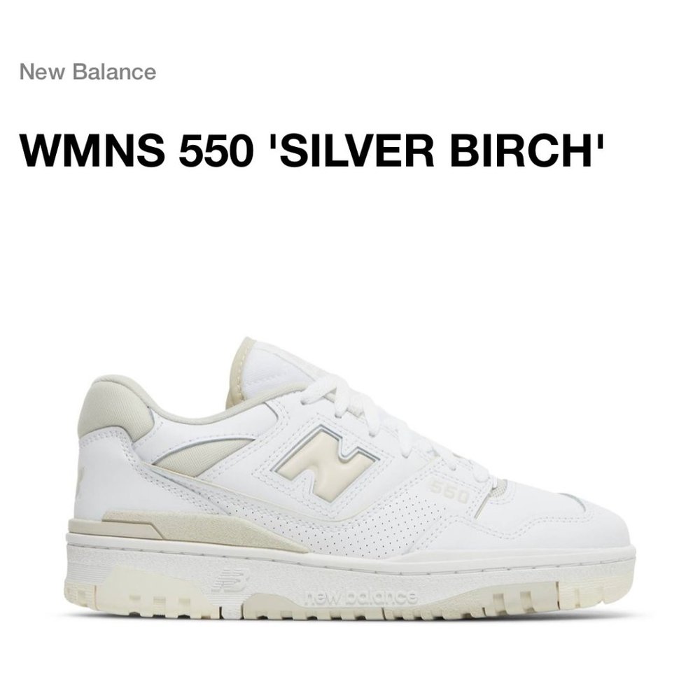 New Balance 550 Silver Birch